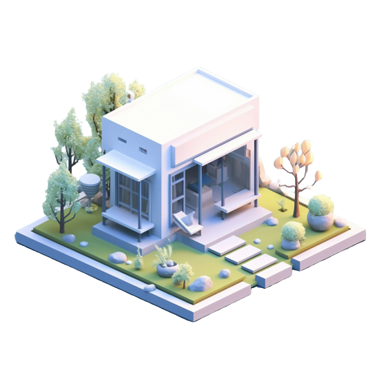 3d-rendering-isometric-house 1